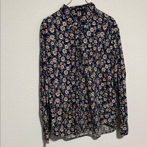 JCrew Classic Button Down Floral